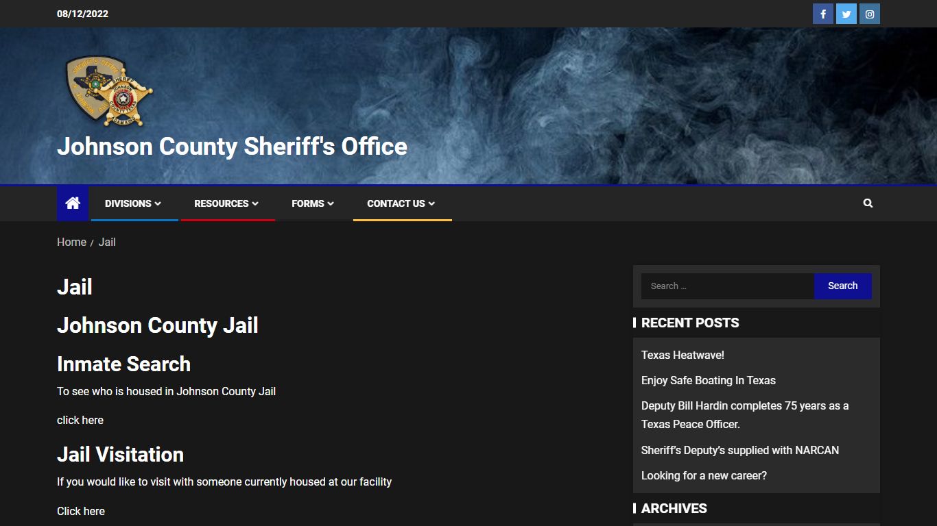 Jail Information - Johnson County Sheriff's Office - TX